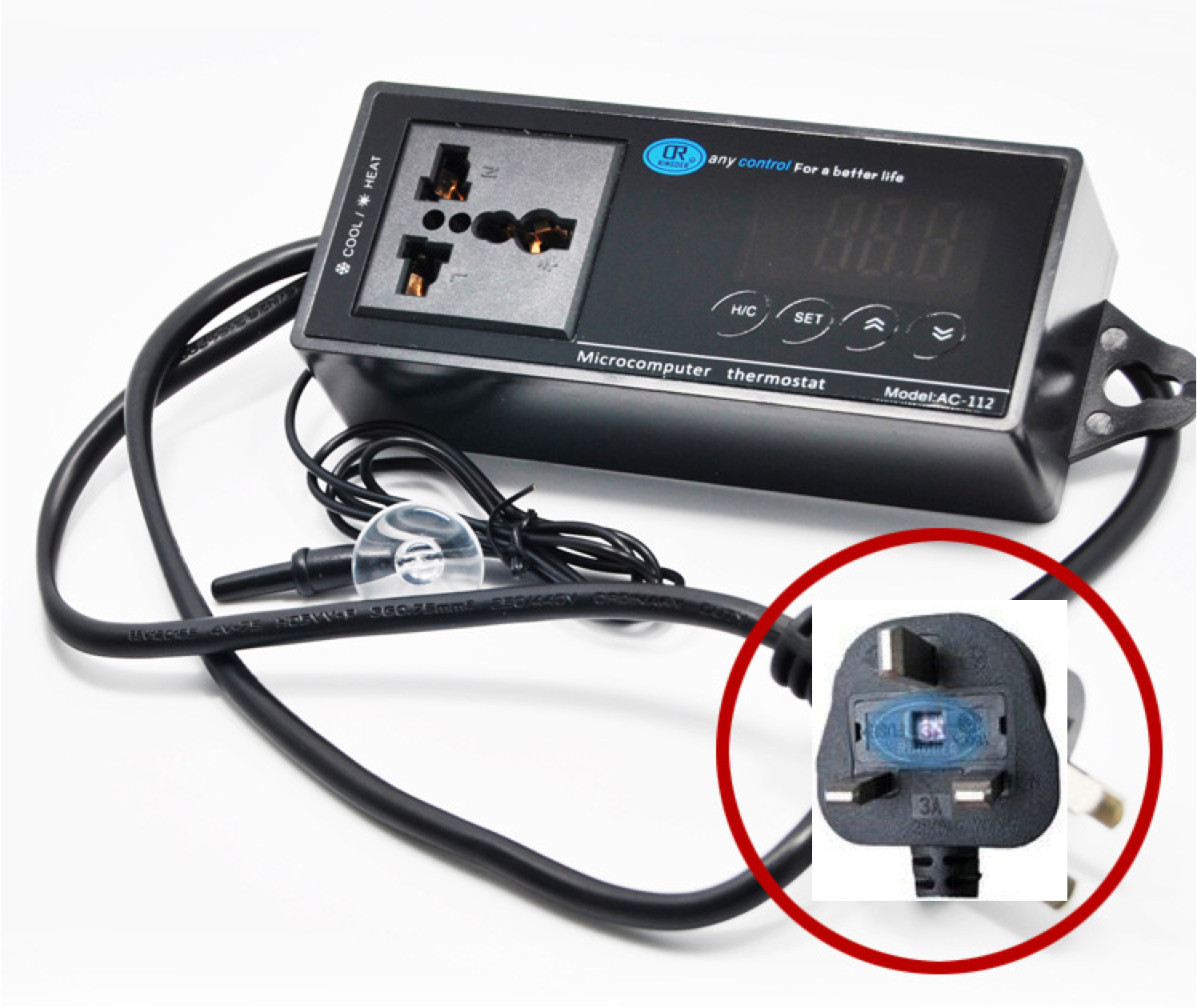 External shop temp controller